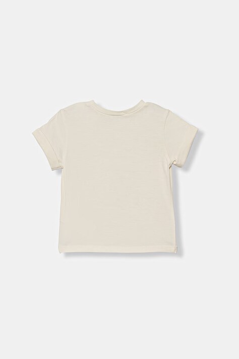 United Colors of Benetton футболка дитяча бавовняна — SS26-TSK07R, бежевий — фото 2