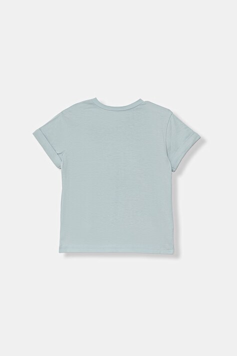 United Colors of Benetton футболка дитяча бавовняна — SS26-TSK07R, блакитний — фото 2