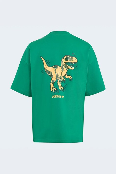 adidas Originals tricou pentru copii din bumbac verde LE8605