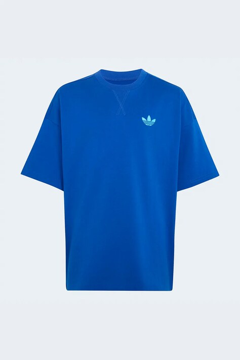 adidas Originals tricou pentru copii din bumbac albastru LE8606
