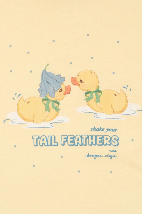 Konges Sløjd T-shirt dziecięcy z domieszką lnu ERA TEE OCS żółty KS105359