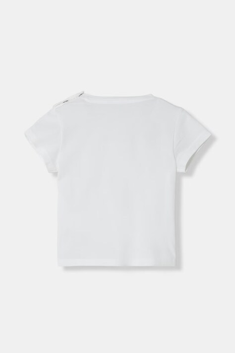United Colors of Benetton футболка дитяча бавовняна — SS26-TSK08U, білий — фото 2