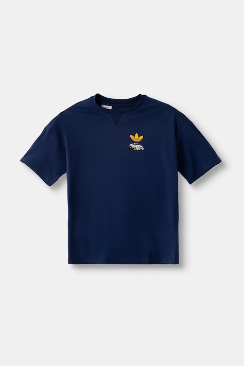 adidas Originals t-shirt per bambini in cotone TOY VEHICLE blu navy LF9065