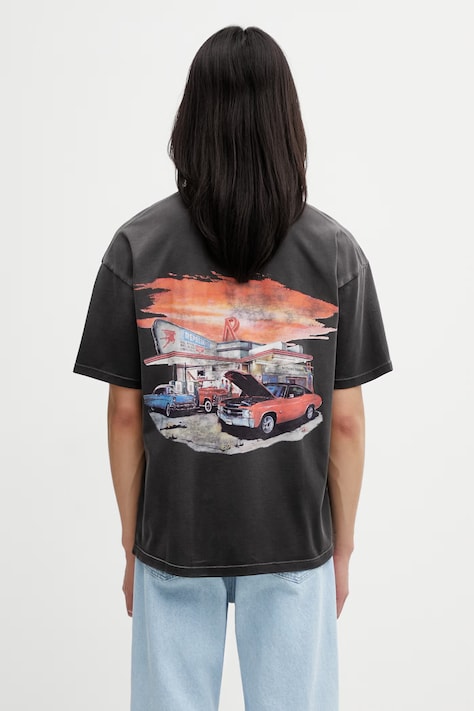 Represent 24 HOUR SERVICE T-shirt męski bawełniany szary MLM100768.04