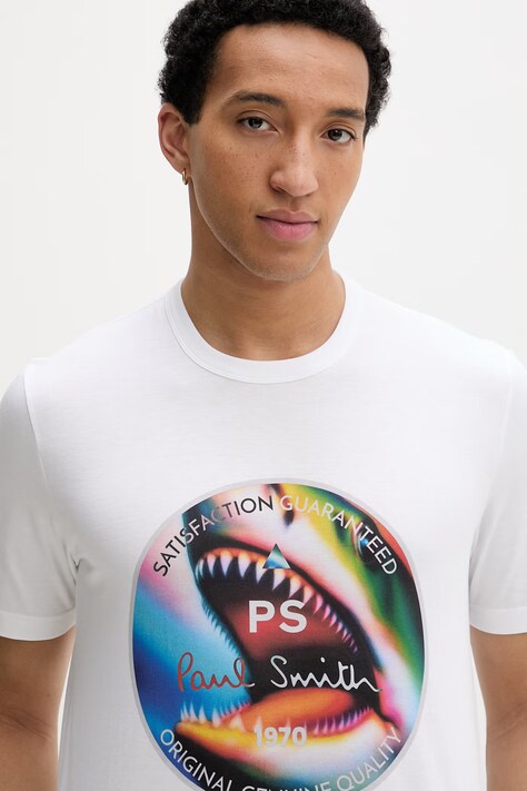PS Paul Smith футболка чоловіча бавовняна — фото 4