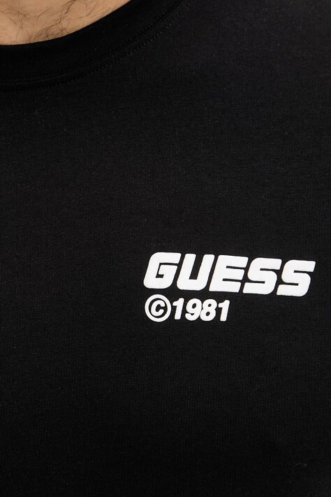 Бавовняна футболка Guess LAURO — фото 5