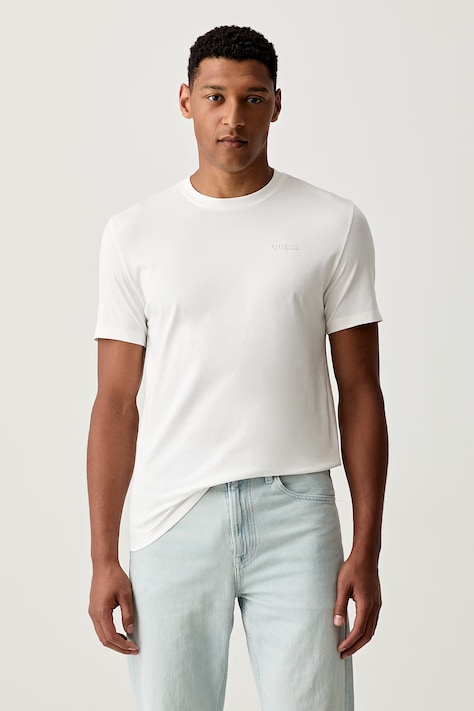 Guess tricou pentru bărbați din bumbac MARZIO bej Z6RI17 I3Z14