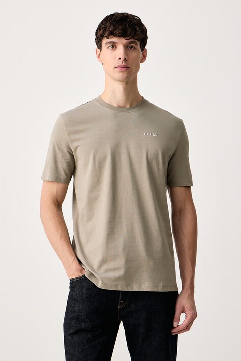 Guess T-shirt męski bawełniany MARZIO zielony Z6RI17 I3Z14