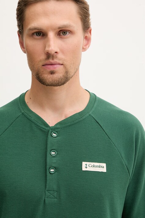 Columbia Acker Rock tričko s bavlnou pánske zelené 2157061