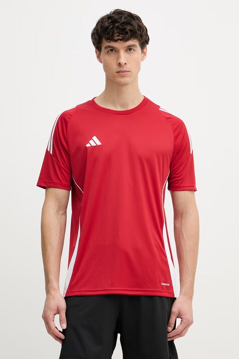 adidas Performance T-shirt treningowy męski Tiro 24 czerwony IS1016