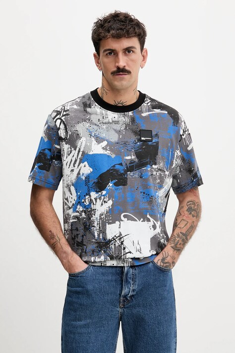 Μπλουζάκι Karl Lagerfeld Jeans χρώμα: γκρι, B1M17076