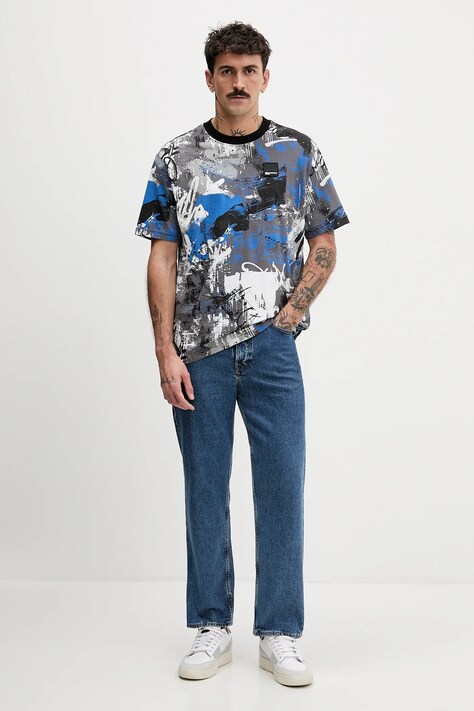 Μπλουζάκι Karl Lagerfeld Jeans χρώμα: γκρι, B1M17076