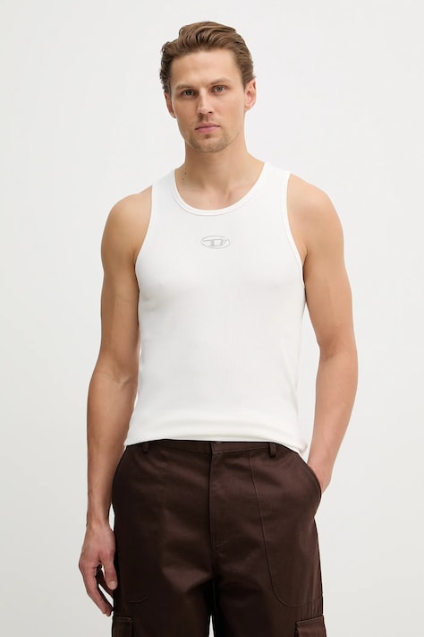 Diesel t-shirt T-LIFTY-IOD kolor beżowy A21742.0JMBA