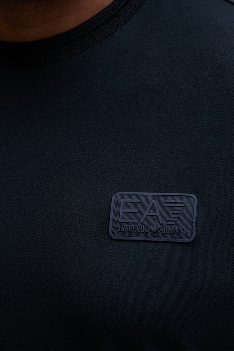 EA7 Emporio Armani t-shirt męski kolor granatowy gładki AF13862.7M001357