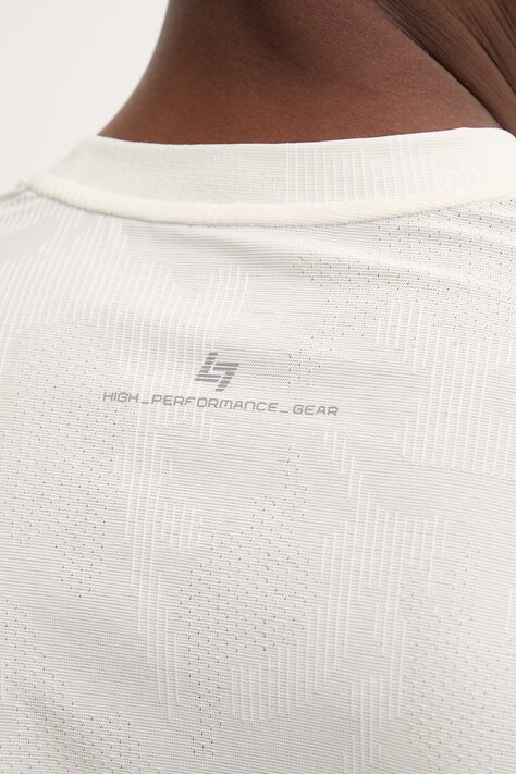 Тренувальна футболка EA7 Emporio Armani — SS26-TSM0E0, бежевий — фото 6