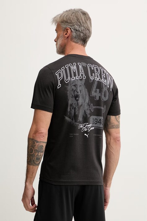 Puma T-shirt treningowy męski GRAPHIC czarny 528530