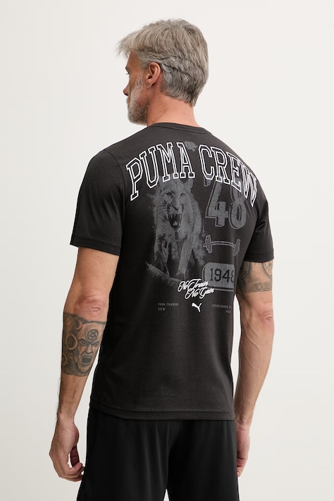 Puma T-shirt treningowy męski GRAPHIC czarny 528530