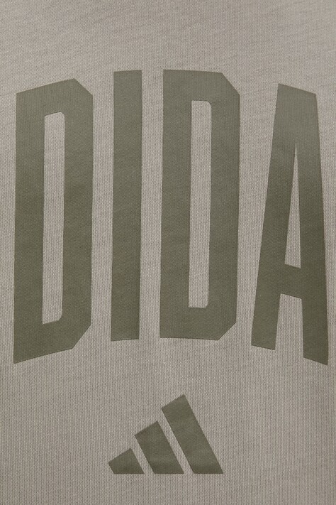 Бавовняна футболка adidas Collegiate — SS26-TSM0G6, зелений — фото 5