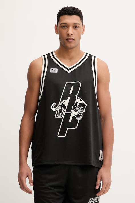 Μπλουζάκι Puma Represent χρώμα: μαύρο, 635804