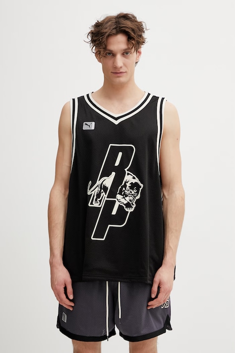 Tričko Puma Represent čierna farba, 635804