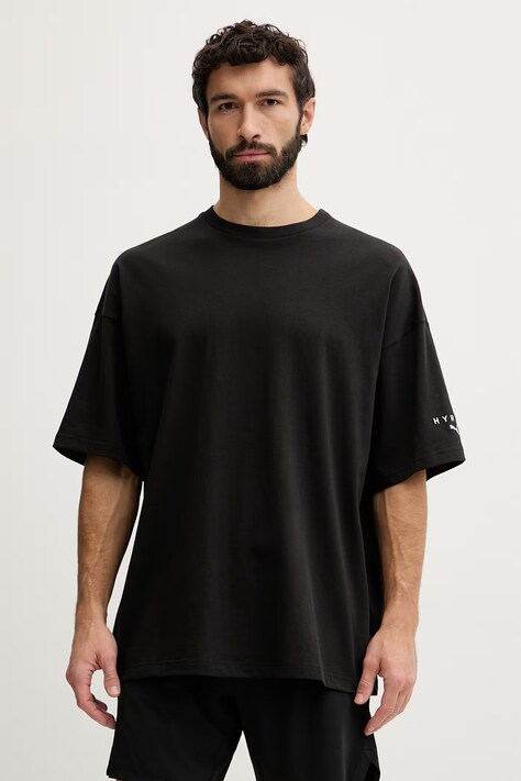 Puma t-shirt treningowy męski bawełniany City lifestyle HYROX czarny 528131