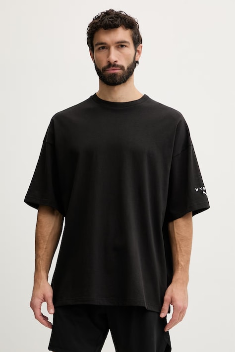 Puma t-shirt treningowy męski bawełniany City lifestyle HYROX czarny 528131