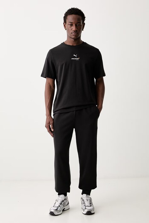 Puma T-shirt męski bawełniany McLaren czarny 637448