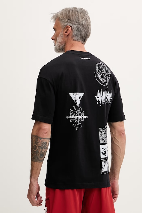 Mammut T-shirt męski bawełniany czarny 1017.07520