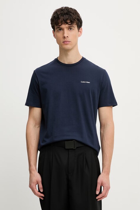 Calvin Klein tricou pentru bărbați, din bumbac bleumarin LV04LC255G