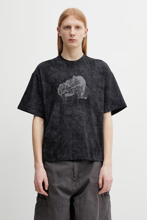 Alpha Industries Desert Rose t-shirt bawełniany męski czarny 766026