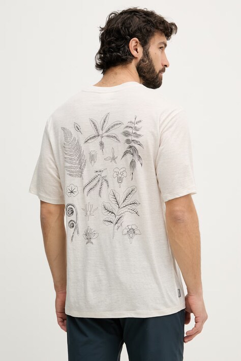 Icebreaker tricou pentru trekking pentru bărbați, din lână merino Relax bej IB0A57FS1161