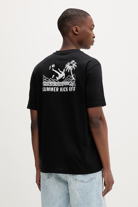 adidas T-shirt męski bawełniany czarny JZ4998