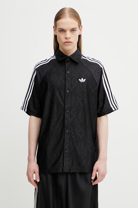 adidas Originals Košeľa pánska čierna KA9356