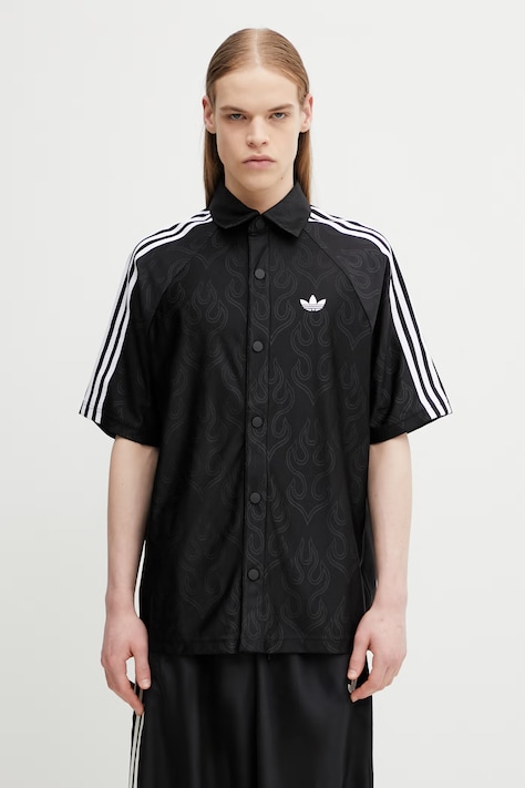 adidas Originals Košeľa pánska čierna KA9356