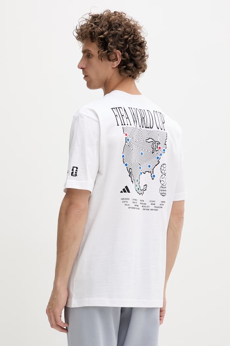 adidas тениска мъжка от памук бяла KB2530