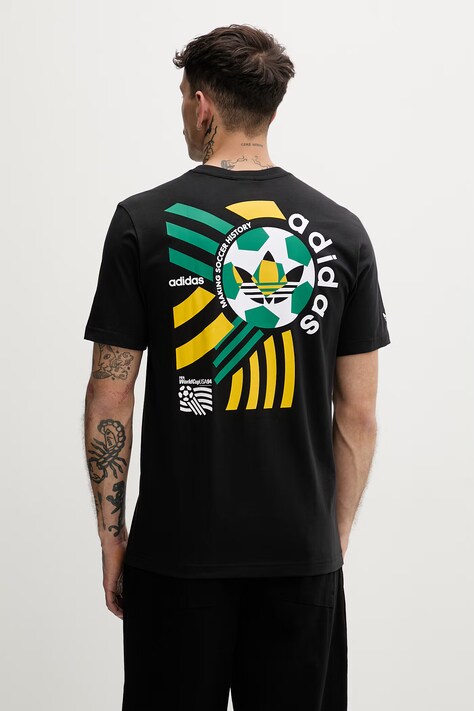 adidas Originals T-shirt męski bawełniany czarny KC7906