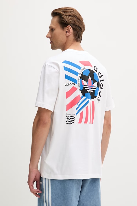 adidas Originals T-shirt męski bawełniany biały KD1424
