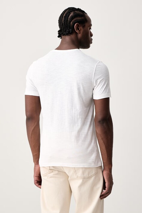 Sisley Тениска мъжка от памук бяла 3WF0S1052