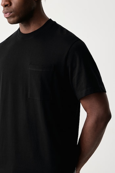 United Colors of Benetton T-shirt męski bawełniany czarny 3MI5U10BO