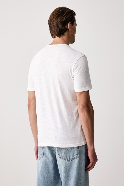 United Colors of Benetton T-shirt ανδρικό βαμβακερό λευκό 3N78U10C2