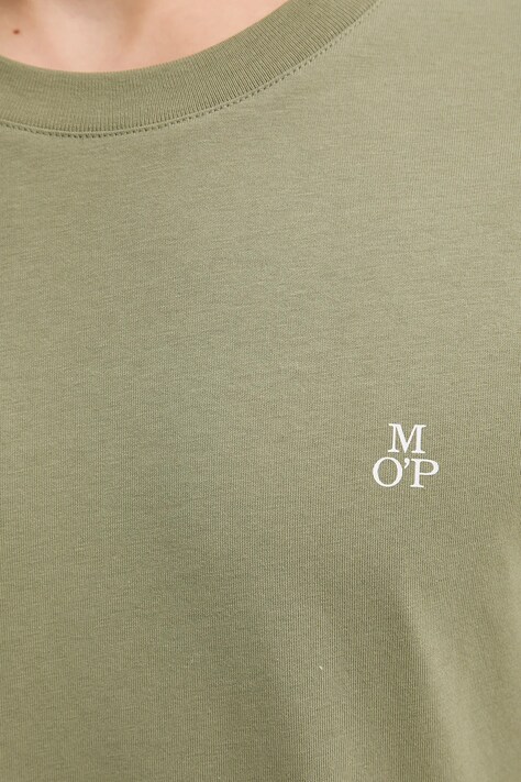 Бавовняна футболка Marc O'Polo — SS26-TSM0YK, зелений — фото 5