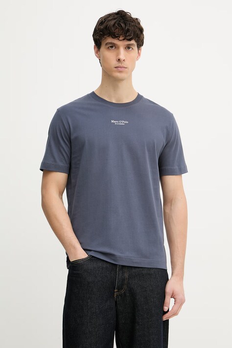 Marc O'Polo T-shirt męski bawełniany granatowy 5000012689