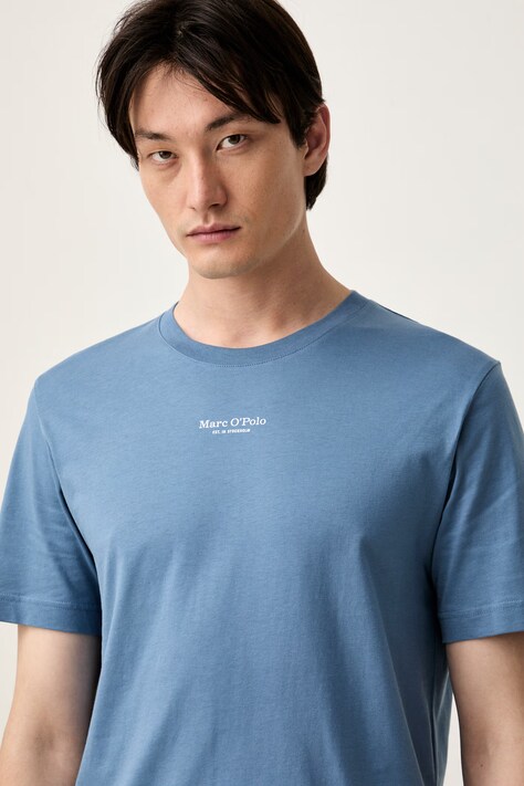 Marc O'Polo t-shirt ανδρικό βαμβακερό μπλε 5000012689