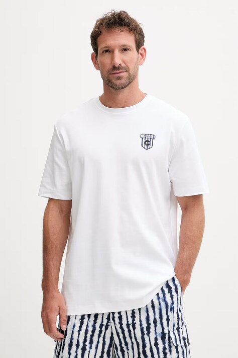 Fusalp t-shirt męski bawełniany TYLO ANIM biały J2123