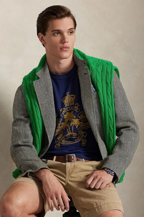 Polo Ralph Lauren футболка чоловіча бавовняна — фото 5