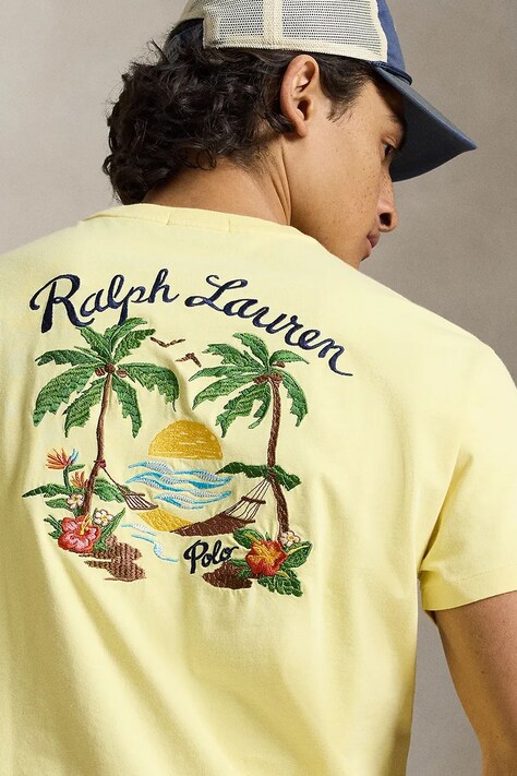 Polo Ralph Lauren футболка чоловіча бавовняна — фото 5