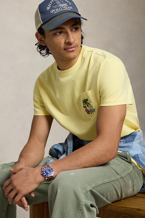 Polo Ralph Lauren футболка чоловіча бавовняна — фото 6