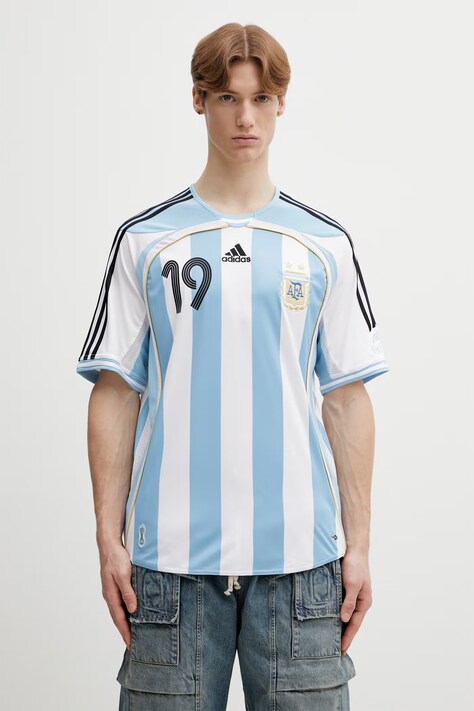 adidas Performance t-shirt AFA H JSY 06 M męski kolor niebieski wzorzysty JN3708