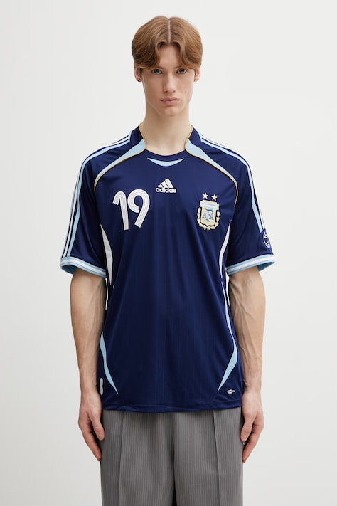 adidas Performance t-shirt AFA A JSY 06 M męski kolor granatowy wzorzysty JN3709