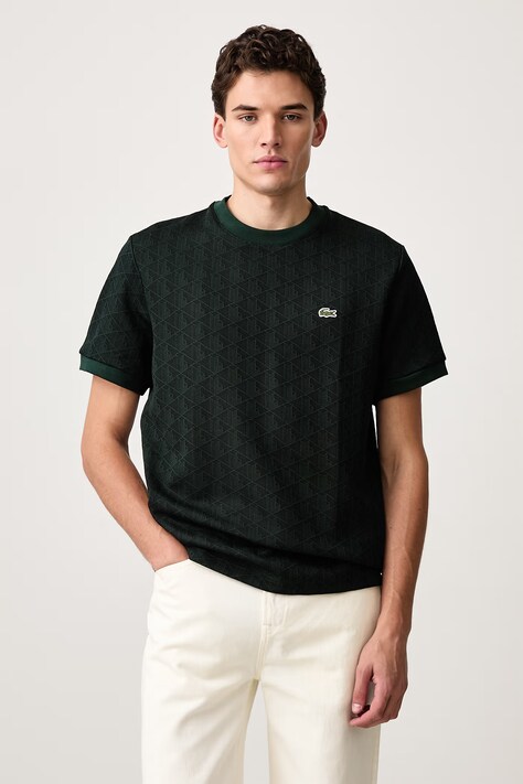 Lacoste T-shirt męski zielony TH1197